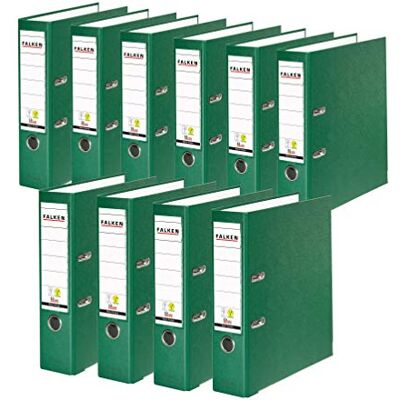 FALKEN 10x PP-Color Kunststoff-Ordner 8 cm breit DIN A4 grün FALKEN 10x PP-Color Kunststoff-Ordner 8 cm breit DIN A4 grün
