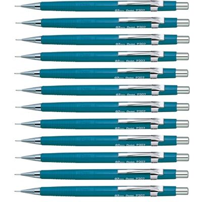 Pentel Sharp 200 P207 Druckbleistift, 0.7 mm, Härtegrad HB, blau (12 Stück) Pentel Sharp 200 P207 Druckbleistift, 0.7 mm, Härtegrad HB, blau (12 Stück)