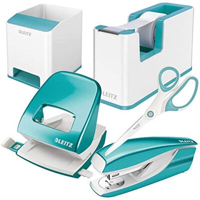Leitz 53192054 Schere (Set weiß/eisblau) Leitz 53192054 Schere (Set weiß/eisblau)