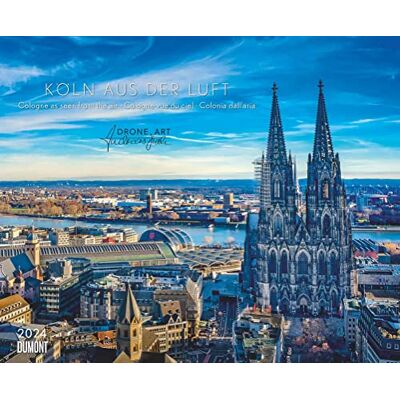 DUMONT Köln aus der Luft 2024 Wandkalender 52 x 42,5 cm Spiralbindung: Drohnenfotografie DUMONT Köln aus der Luft 2024 Wandkalender 52 x 42,5 cm Spiralbindung: Drohnenfotografie
