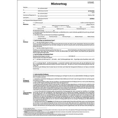 Sigel MV464/25 Einheitsmietverträge mit Hausordnung, 4seitig, DIN A4, 25 Stück Sigel MV464/25 Einheitsmietverträge mit Hausordnung, 4seitig, DIN A4, 25 Stück