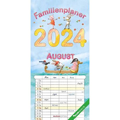 Alpha Familienplaner Cartoon 2024 Familien-Timer 22x45 cm mit Ferienterminen 5 Spalten Wand-Planer mit vielen Zusatzinformationen : by Silke Leskien Alpha Familienplaner Cartoon 2024 Familien-Timer 22x45 cm mit Ferienterminen 5 Spalten Wand-Planer mit vielen Zusatzinformationen : by Silke Leskien