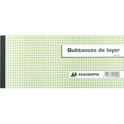 Exacompta 1 x 16 cm Mieten Empfang Stub Buch Exacompta 1 x 16 cm Mieten Empfang Stub Buch