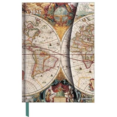 N NEUMANNVERLAGE Antique Maps 2025 Diary, 16x22cm, Taschenkalender mit Magnetverschluss und Lesebändchen, Tasche für Visitenkarte, Jahres- und ... internationales Kalendarium: Magneto Diary N NEUMANNVERLAGE Antique Maps 2025 Diary, 16x22cm, Taschenkalender mit Magnetverschluss und Lesebändchen, Tasche für Visitenkarte, Jahres- und ... internationales Kalendarium: Magneto Diary