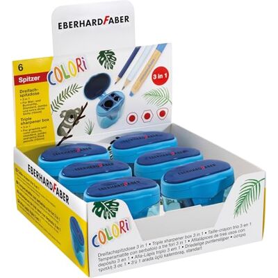 Eberhard Faber Dreifachspitzdose Colori 6er Set Eberhard Faber Dreifachspitzdose Colori 6er Set