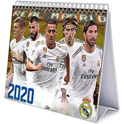 Grupo Erik Erik® Real Madrid Deluxe Tischkalender 2020 (17x20 cm) Grupo Erik Erik® Real Madrid Deluxe Tischkalender 2020 (17x20 cm)