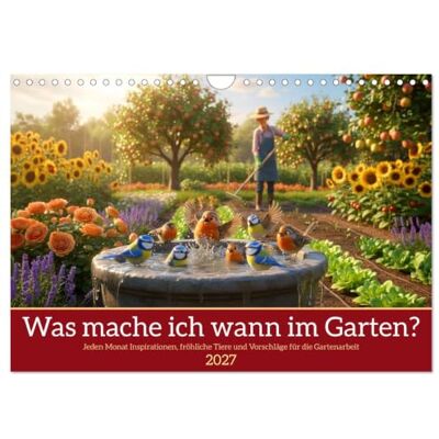 CALVENDO Que faire dans le jardin et quand (Calendrier mural 2027 DIN A4 vertical), calendrier mensuel CALVENDO Que faire dans le jardin et quand (Calendrier mural 2027 DIN A4 vertical), calendrier mensuel