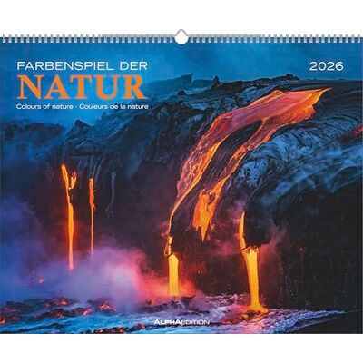 Alpha Farbenspiel der Natur 2026 – Wandkalender 52×42,5 cm mit 12 farbintensiven Landschaftsmotiven, Monatskalender für Naturfreunde & Kunstliebhaber, hochwertiger Bildkalender Alpha Farbenspiel der Natur 2026 – Wandkalender 52×42,5 cm mit 12 farbintensiven Landschaftsmotiven, Monatskalender für Naturfreunde & Kunstliebhaber, hochwertiger Bildkalender