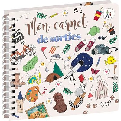 QUO VADIS Ausgabebuch – Spiralbindung – Französisch – thematische Notizbücher – All over – 24 x 24 cm – weißes Papier Clairefontaine – Französisches Produkt QUO VADIS Ausgabebuch – Spiralbindung – Französisch – thematische Notizbücher – All over – 24 x 24 cm – weißes Papier Clairefontaine – Französisches Produkt
