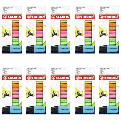 STABILO Textmarker BOSS MINI 10x 5er Pack STABILO Textmarker BOSS MINI 10x 5er Pack
