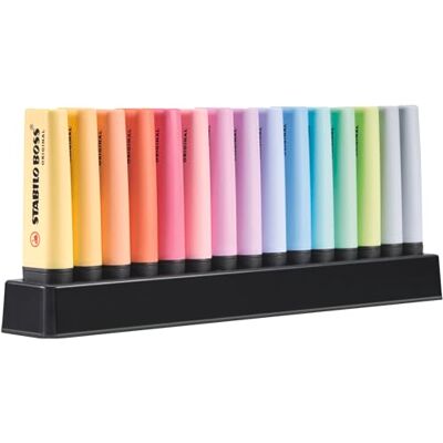 STABILO Textmarker BOSS ORIGINAL Pastel 15er Tischset STABILO Textmarker BOSS ORIGINAL Pastel 15er Tischset