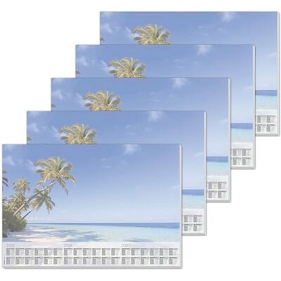 Sigel HO470/5 Papier-Schreibtischunterlage mit aktuellem 3-Jahres-Kalender, ca. DIN A2, 30 Blatt, 5 Stück, aus nachhaltigem Papier Sigel HO470/5 Papier-Schreibtischunterlage mit aktuellem 3-Jahres-Kalender, ca. DIN A2, 30 Blatt, 5 Stück, aus nachhaltigem Papier
