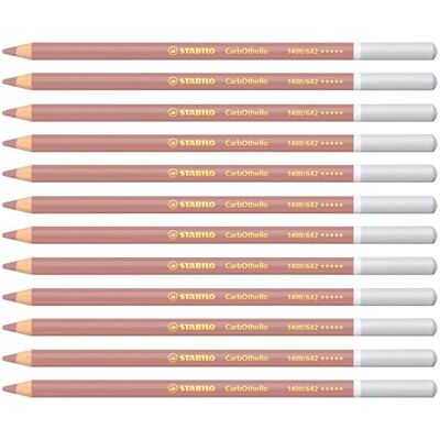 STABILO Pastellkreidestift CarbOthello 12er Pack caput mortuum hell violett STABILO Pastellkreidestift CarbOthello 12er Pack caput mortuum hell violett