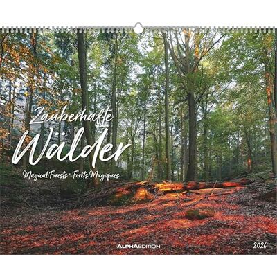 Alpha Zauberhafte Wälder 2026 – Wandkalender 52×42,5 cm mit 12 stimmungsvollen Waldlandschaften, dekorativer Monatskalender für Natur- & Waldfreunde, hochwertiger Bildkalender Alpha Zauberhafte Wälder 2026 – Wandkalender 52×42,5 cm mit 12 stimmungsvollen Waldlandschaften, dekorativer Monatskalender für Natur- & Waldfreunde, hochwertiger Bildkalender