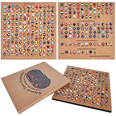 Aicharynic Reißzwecken, Reiszwecknadeln 291 Stück Nationale Flagge Reißnagel Dekorative Reißzwecken Land Karte Reißnagel mit Korkplatten Metall Push Pins Kreative Stecknadeln für DIY Bulletin Board Aicharynic Reißzwecken, Reiszwecknadeln 291 Stück Nationale Flagge Reißnagel Dekorative Reißzwecken Land Karte Reißnagel mit Korkplatten Metall Push Pins Kreative Stecknadeln für DIY Bulletin Board