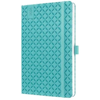 Sigel J6103 Wochenkalender 2026 A5 petrol, Hardcover, Gummiband, Stiftschlaufe, Einstecktasche, 174 Seiten, vegan, Buchkalender, Terminplaner Taschenkalender Jolie Sigel J6103 Wochenkalender 2026 A5 petrol, Hardcover, Gummiband, Stiftschlaufe, Einstecktasche, 174 Seiten, vegan, Buchkalender, Terminplaner Taschenkalender Jolie