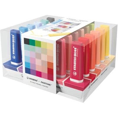 STABILO BOSS ORIGINAL x PANTONE Textmarker, 30er Tischset STABILO BOSS ORIGINAL x PANTONE Textmarker, 30er Tischset