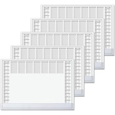 Sigel HO366 Papier-Schreibtischunterlage, ca. DIN A2, mit transparenter Schutzleiste, aktueller 2-Jahres-Kalender, 40 Blatt, Schreibunterlage, 5 Stück, vegan, aus nachhaltigem Papier Sigel HO366 Papier-Schreibtischunterlage, ca. DIN A2, mit transparenter Schutzleiste, aktueller 2-Jahres-Kalender, 40 Blatt, Schreibunterlage, 5 Stück, vegan, aus nachhaltigem Papier