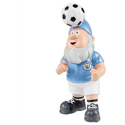 FOCO Offizielles Lizenzprodukt Manchester City FC Fußball-Gartenzwerg beim Kopfball FOCO Offizielles Lizenzprodukt Manchester City FC Fußball-Gartenzwerg beim Kopfball