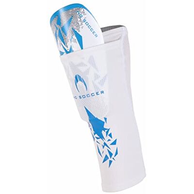 HO Soccer Rebel Schienbeinschoner mit Strumpfhose, atmungsaktiv und flexibel, strapazierfähig, weiß/blau, M HO Soccer Rebel Schienbeinschoner mit Strumpfhose, atmungsaktiv und flexibel, strapazierfähig, weiß/blau, M