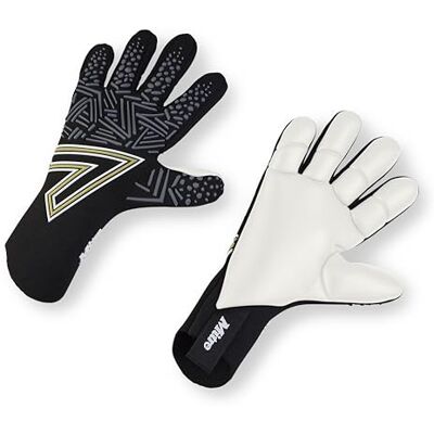 Mitre Ultimatch Torwarthandschuhe Verbesserte Kontrolle Stoßdämpfung Handschuhe, Schwarz/Weiß, Größe 7 Mitre Ultimatch Torwarthandschuhe Verbesserte Kontrolle Stoßdämpfung Handschuhe, Schwarz/Weiß, Größe 7