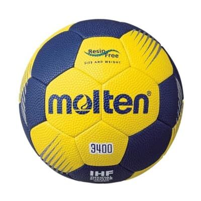 Molten HF3400 Handball, Yellow/Blue, 1 Molten HF3400 Handball, Yellow/Blue, 1