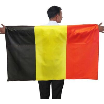 Sonia Originelli Fan Poncho Belgien Umhang Flagge Fußball Fanartikel EM WM Karneval JGA Sonia Originelli Fan Poncho Belgien Umhang Flagge Fußball Fanartikel EM WM Karneval JGA