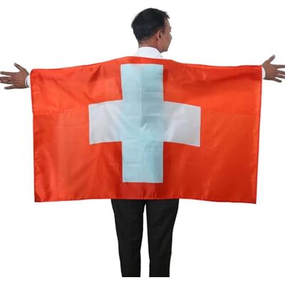 Sonia Originelli Fan Poncho Schweiz Umhang Flagge Fußball Fanartikel EM WM Karneval JGA Sonia Originelli Fan Poncho Schweiz Umhang Flagge Fußball Fanartikel EM WM Karneval JGA