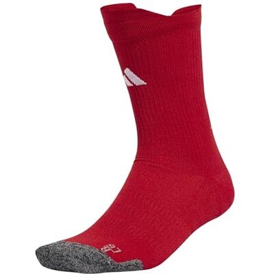 Adidas Unisex Football Cushioned Performance Crew Socks, team power red/white, 4.5-6 Adidas Unisex Football Cushioned Performance Crew Socks, team power red/white, 4.5-6