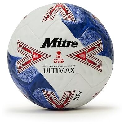 Mitre Ultimax Pro FA Cup Football Official Emirates FA Cup Match Ball Hyperfoam Power Cushioning Elite Performance Football Mitre Ultimax Pro FA Cup Football Official Emirates FA Cup Match Ball Hyperfoam Power Cushioning Elite Performance Football