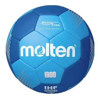 Molten HF1800 Handball, Light Blue/Blue, 3 Molten HF1800 Handball, Light Blue/Blue, 3