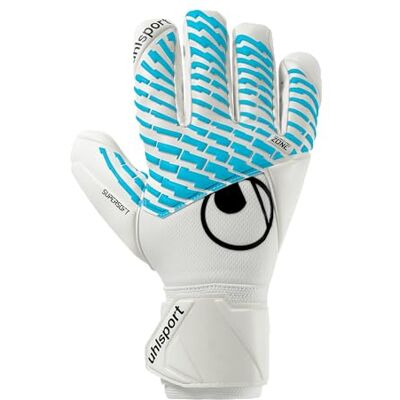 uhlsport Fußball Torwarthandschuhe Fangmaschine Cybertec Supersoft HN Torwart-Handschuh für Kinder und Erwachsene, 9.5, weiß/cyberblau/schwarz uhlsport Fußball Torwarthandschuhe Fangmaschine Cybertec Supersoft HN Torwart-Handschuh für Kinder und Erwachsene, 9.5, weiß/cyberblau/schwarz