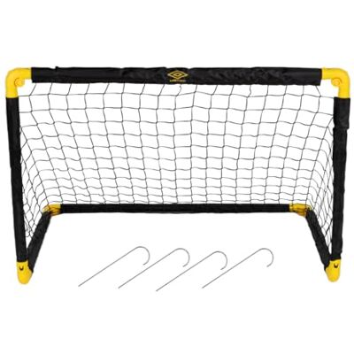 Umbro Fußballtor Fussballtor 90 x 59 x 61 cm Faltbares fußball Tor Fussballtore für Garten Kinder und Erwachsene Fussball Trainingszubehör für Innen und Außen Metall Schwarz/Gelb Umbro Fußballtor Fussballtor 90 x 59 x 61 cm Faltbares fußball Tor Fussballtore für Garten Kinder und Erwachsene Fussball Trainingszubehör für Innen und Außen Metall Schwarz/Gelb