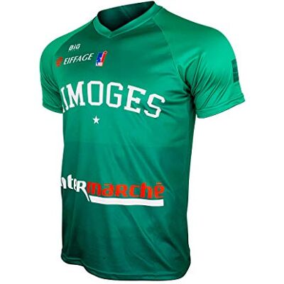 Limoges CSP Csp Limoges Offizielles Auswärtstrikot 2019-2020 Basketball Kinder XS grün Limoges CSP Csp Limoges Offizielles Auswärtstrikot 2019-2020 Basketball Kinder XS grün
