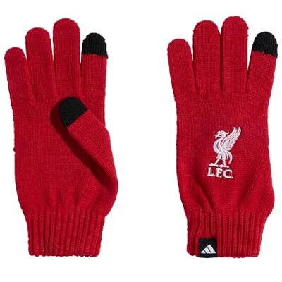 Adidas Unisex LFC Liverpool Fc Gloves, Strawberry Red/White, L Adidas Unisex LFC Liverpool Fc Gloves, Strawberry Red/White, L