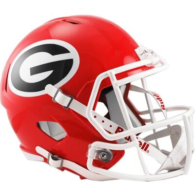 Riddell NCAA Georgia Bulldogs Full Größe Speed Replica Helm, rot, Medium Riddell NCAA Georgia Bulldogs Full Größe Speed Replica Helm, rot, Medium