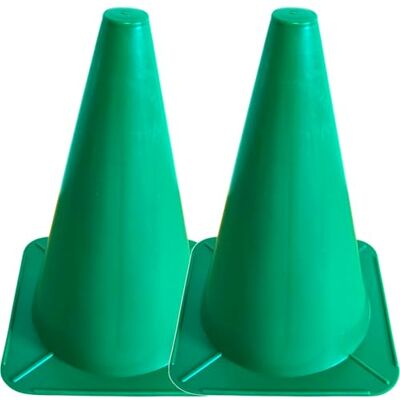cyclingcolors 2X Kunststoff Trainingshütchen Agility-Fußballkegel 24cm Indoor Outdoor Festveranstaltungen Feldmarkierung Agility-Hüte für Fußball Skaten Fußball Basketball, grün cyclingcolors 2X Kunststoff Trainingshütchen Agility-Fußballkegel 24cm Indoor Outdoor Festveranstaltungen Feldmarkierung Agility-Hüte für Fußball Skaten Fußball Basketball, grün