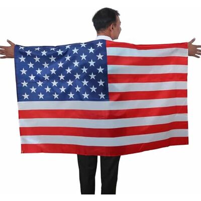 Sonia Originelli Fan Poncho USA Umhang Flagge Fußball Fanartikel EM WM Karneval JGA Sonia Originelli Fan Poncho USA Umhang Flagge Fußball Fanartikel EM WM Karneval JGA