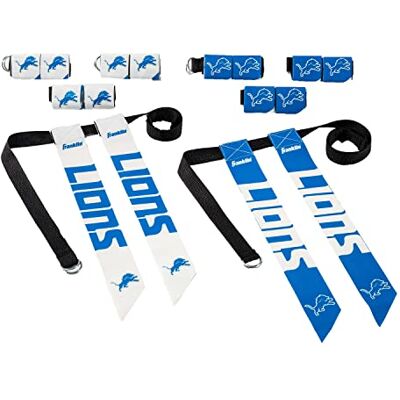 Franklin Sports NFL Team Flag- Football-Sets – Gürtel + Flaggen – Kinder + Erwachsene – passend für Taille bis zu 91,4 cm – NFL lizenziert Franklin Sports NFL Team Flag- Football-Sets – Gürtel + Flaggen – Kinder + Erwachsene – passend für Taille bis zu 91,4 cm – NFL lizenziert