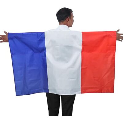 Sonia Originelli Fan Poncho Frankreich Umhang Flagge Fußball Fanartikel EM WM Karneval JGA Sonia Originelli Fan Poncho Frankreich Umhang Flagge Fußball Fanartikel EM WM Karneval JGA