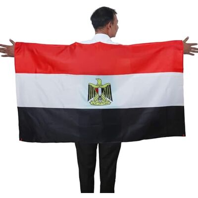 Sonia Originelli Fan Poncho Ägypten Umhang Flagge Fußball Fanartikel EM WM Karneval JGA Sonia Originelli Fan Poncho Ägypten Umhang Flagge Fußball Fanartikel EM WM Karneval JGA
