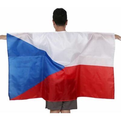 Sonia Originelli Fan Poncho Tschechien Umhang Flagge Fußball Fanartikel EM WM Karneval JGA Sonia Originelli Fan Poncho Tschechien Umhang Flagge Fußball Fanartikel EM WM Karneval JGA