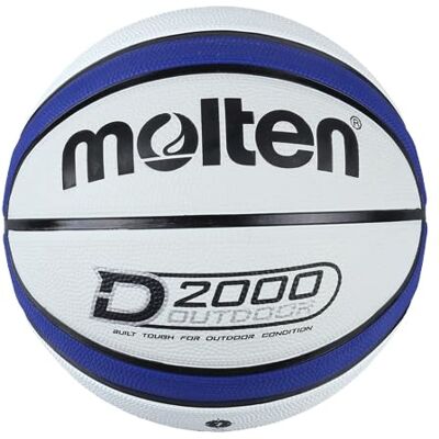 Molten BD2005 Basketbäll, White/Blue, 7 Molten BD2005 Basketbäll, White/Blue, 7