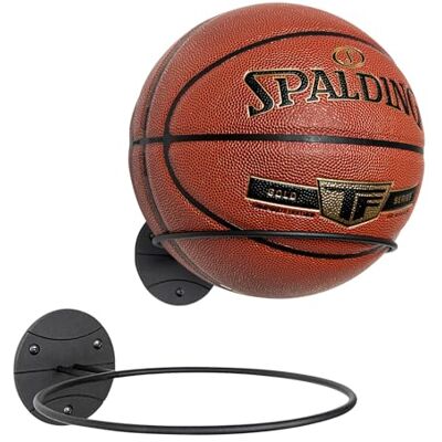 PUERSI Ball Halterung Wand Ballhalter Basketballhalter 2er-set Wandhalterung Wandmontage Wandhalter für Basketball Fußball Volleyball, Metall Schwarz PUERSI Ball Halterung Wand Ballhalter Basketballhalter 2er-set Wandhalterung Wandmontage Wandhalter für Basketball Fußball Volleyball, Metall Schwarz