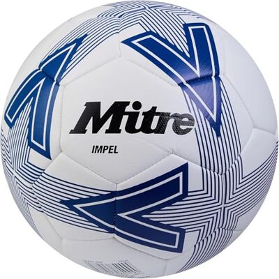 Mitre Impel L30P Fußball Extrem trsapazierfähig formbeständig Fußball, Weiß/Blau, 3 Mitre Impel L30P Fußball Extrem trsapazierfähig formbeständig Fußball, Weiß/Blau, 3
