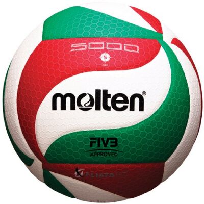 Molten V5M5000 Herren NCAA Flistatech Volleyball (Rot/Grün/Weiß, Offiziell) Molten V5M5000 Herren NCAA Flistatech Volleyball (Rot/Grün/Weiß, Offiziell)