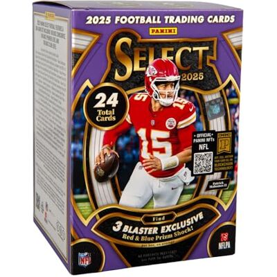 Panini NFL 2025 Select Football Sealed Blaster Box 6 Packs Panini NFL 2025 Select Football Sealed Blaster Box 6 Packs