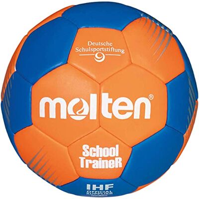 Molten SchoolTraineR Handball, Orange/Blue, 0 Molten SchoolTraineR Handball, Orange/Blue, 0