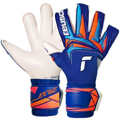 Reusch Profi Torwarthandschuhe Herren Erwachsene extra starker Grip präzise Passform, atmungsaktiv, für Training & Spiel, für Kunstrasen & Naturrasen, Größe 7,5-12, Attrakt Gold X Evolution Reusch Profi Torwarthandschuhe Herren Erwachsene extra starker Grip präzise Passform, atmungsaktiv, für Training & Spiel, für Kunstrasen & Naturrasen, Größe 7,5-12, Attrakt Gold X Evolution