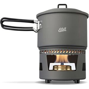 Esbit Spirituskochset inkl. 1500 ml Topf hartanodisiertes Aluminium Deckel + Deckelaufhängung Spiritusbrenner inkl. Flammenregulierer mit Klappgriff Esbit Spirituskochset inkl. 1500 ml Topf hartanodisiertes Aluminium Deckel + Deckelaufhängung Spiritusbrenner inkl. Flammenregulierer mit Klappgriff